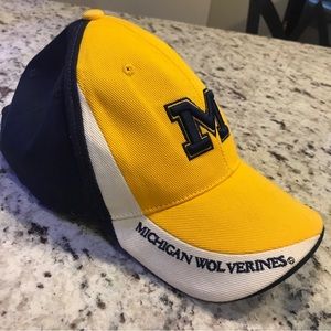 Michigan Wolverines hat yellow blue
